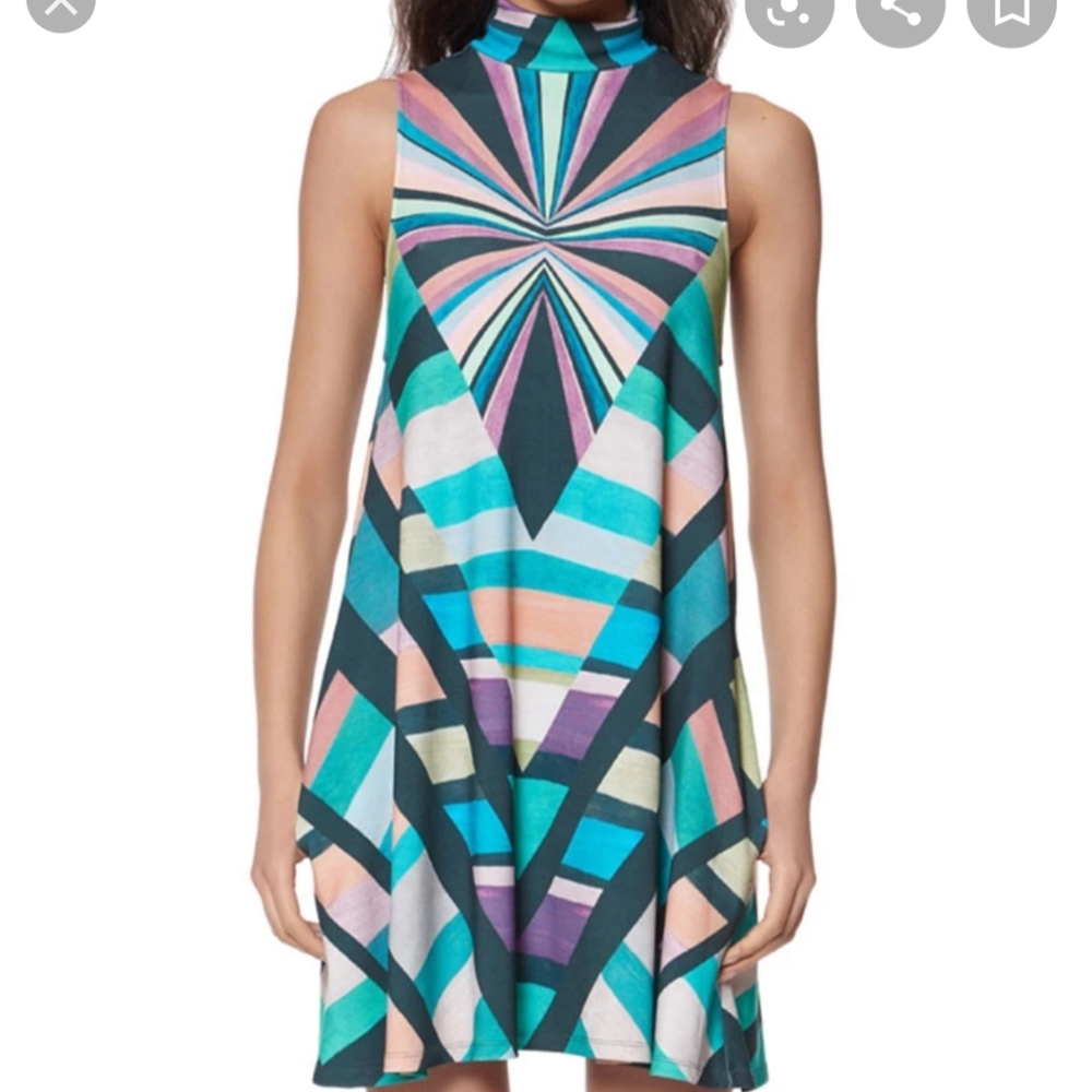 Mara Hoffman Prism turtleneck dress